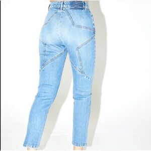 Revice Star High Waisted Expose Seam Venus Jeans sz 25